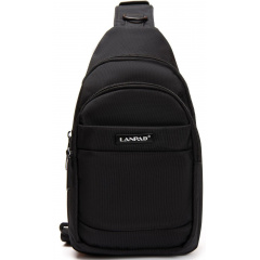 Сумка-слинг LANPAD 17x29x10 см Черный (2514037327) Ужгород