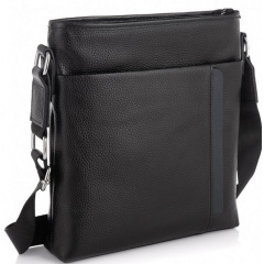 Чоловіча сумка Tiding Bag SA25F-9913-3A 23x25x4 см Чорний (2405857478) Кременчук
