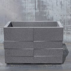 Цветочник бетонний Аура 40x60x40 см, уличный садовый Вараш