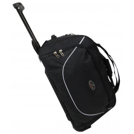 Сумка дорожная на колесах Wallaby 10428-2 M 60x34x28 см Черный (1536245552)