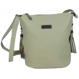 Жіноча сумка на плече Borsacomoda 25x22x11 см Салатовий (2590187105)