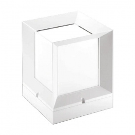 Светильник садово-парковый Horoz Electric PRIZMA E27 белый (400-020-129)