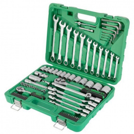 Набор инструментов INTERTOOL ET-6077SP 1/2&quot; & 1/4&quot;, 77ед