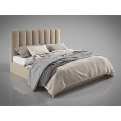 Двоспальне ліжко подіум Бакарді Люкс Sentenzo з м'яким стильним наголов'ям у спальню Кам'янка-Дніпровська