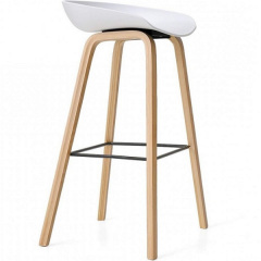 Високий барний стілець табурет Адель GSDM сидіння пластиковий каркас металевий для барної стійки кафе бара Кропивницький