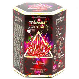 Детский набор для опытов GROWING CRYSTAL Danko Toys GRK-01 Rubin