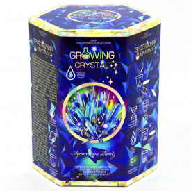 Детский набор для опытов GROWING CRYSTAL Danko Toys GRK-01 укр (Aquamarine)