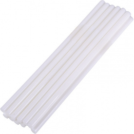 Стрижні клейові 7,2*200 мм 12 шт білі MASTERTOOL GM (42-1151)