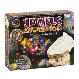 Набір для проведення розкопок 7576DT Jewels Excavation Камені JEX-01-02 Danko Toys
