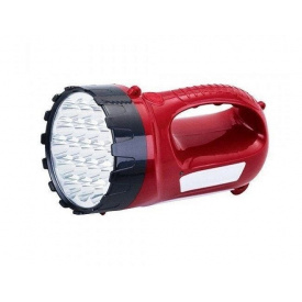 Фонарь ручной, встроенный аккумулятор YAJIA YJ-2820 (19 +15 LED) 3 режима Красный