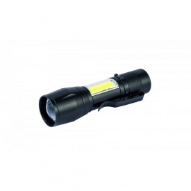 Фонарь с регулировкой фокуса Wertvoll GM 3 режима LED/COB LED Li-ion 800 mAh/t 8000 K/300 lum AL 91х26 мм (RX-8003)