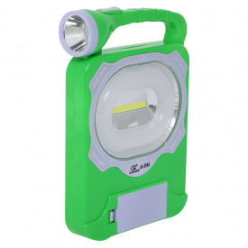Фонарь-прожектор переносной X-BALOG JA-2003 Зеленый-белый