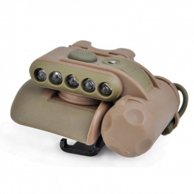 Тактический фонарь на шлем Airsoft Wadsn Gen 2 Койот