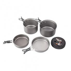 Набор туристической посуды Kovea Solo 3 KSK-Solo3 5 предметов Серый (2328252437)