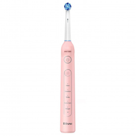Електрична зубна щітка, що обертається з футляром Bitvae R2 8 насадок Pink