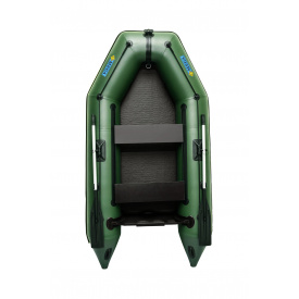 Лодка моторная надувная пвх двухместная ΩMega 270M зеленая