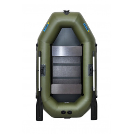 Лодка пвх надувная гребная двухместная ΩMega 220LS(PS) хаки