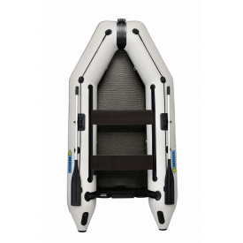 Лодка моторная пвх трехместная ΩMega 300M AD серая