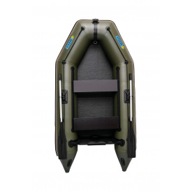 Лодка моторная надувная пвх двухместная ΩMega 270M хаки