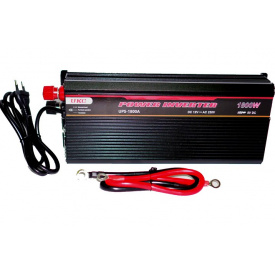 Перетворювач напруги інвертор з 12V на 220V UKC 1800W із зарядкою акумулятора