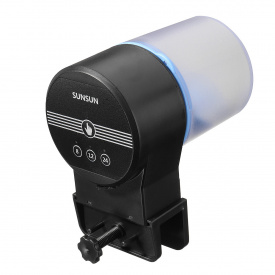 Автоматическая кормушка для рыб Sunsun AK-02 50 г 100 г 14х8х12 мм Серо-черный (AK-02)