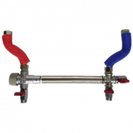 Комплект підключення Kvant Labaratory 7.1 Vertigo гнучкий 80-415мм (термостат+злив) підключення 1/2"