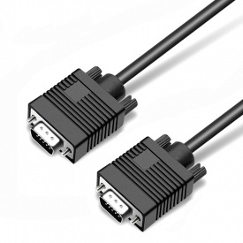 Кабель Prologix VGA-VGA M/M HD15M/HD15M 39С 5 м Black PR-VGA-VGA-P-06-28-5m
