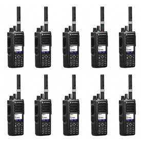 Радиостанция цифровая Motorola MotoTRBO DP4800e VHF AES-256 шифрование 10 штук