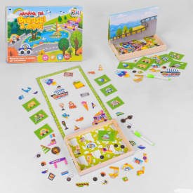 Магнітна гра FUN GAME "Весела дорога" українською мовою