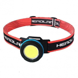 Налобный аккумуляторный фонарь Police PL-139 с белым и красным светом