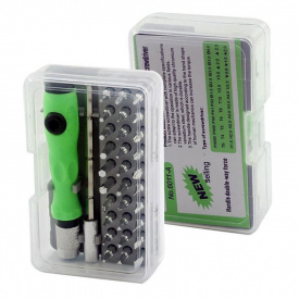 Набір прецизійних викруток для електроніки JCD 32 в 1 з подовжувачем у кейсі (050776)