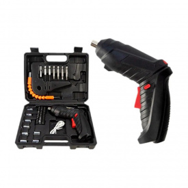 Шуруповерт аккумуляторный RIAS Onkel.J с набором насадок 48 предметов в Кейсе (3_03925)