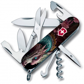 Складной нож Victorinox Climber Zodiac 91 мм 14 функций Волшебный дракон (1.3703.3_Z3280p)