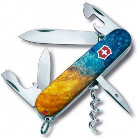 Складной нож Victorinox Spartan Ukraine 91 мм 13 функций Желто-синий (1.3603.7_T3160pw)