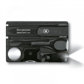 Нож Victorinox Swiss Card Lite Transparent Черный (1049-Vx07333.T3)