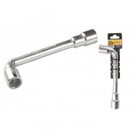 Ключ торцевий з отвором L-подібний 19 мм CRV MASTERTOOL GM (73-4019)