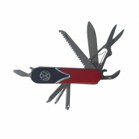 Складной нож Volkswagen Licences Multi FCT Knife 10 инструментов Черно-красный (40610042BLRE)