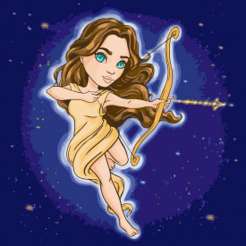 Картина за номерами Знаки зодіаку. Стрілець VIKTORIA.GRO.ART Art Craft 10105-AC 40х40 см