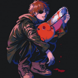 Картина за номерами Chainsaw-man Art Craft 16081-AC 40x40 см