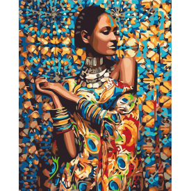 Картина за номерами BrushMe "Принцеса Зімбабве" 40х50см BS23464