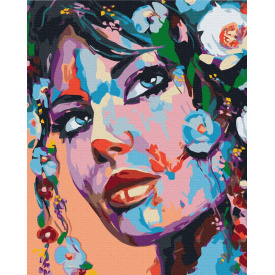 Картина за номерами BrushMe "Портрет в фарбах" 40х50см BS52891
