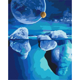 Картина за номерами BrushMe "Космос льодовиків" 40х50см BS51485