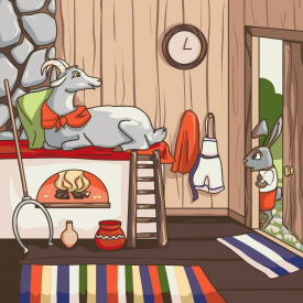 Картина за номерами Коза-дереза Art Craft 15102-AC 40x40 см