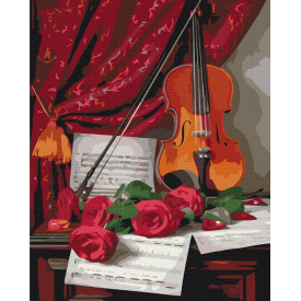 Картина за номерами BrushMe "Музика квітів" 40х50см BS51565