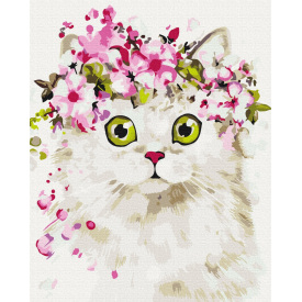 Картина за номерами BrushMe "Здивована киця" 40х50см BS51840