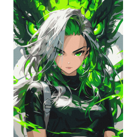 Картина за номерами BrushMe "Душа дракона" 40х50см BS53822