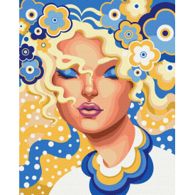 Картина за номерами BrushMe серії Патріот "Українські барви © Поліна Скурихіна" 40х50см BS53733