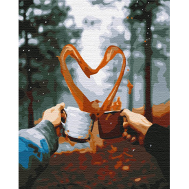 Картина за номерами BrushMe "Романтичний ранок в лісі" 40х50см BS51340