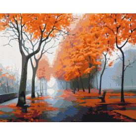 Картина за номерами BrushMe "Осіннє поєднання" 40х50см BS52187