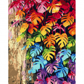Картина за номерами Кольорове листя Brushme BS32082 40х50см